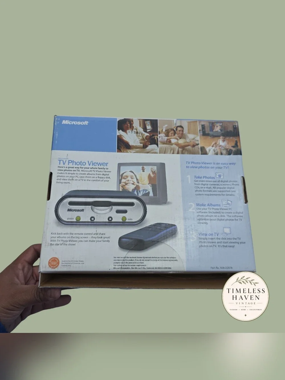 Vintage Y2K Microsoft‎ TV Photo Viewer X08-22497 AS IS